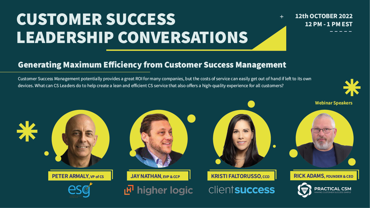 Generating Maximum Efficiency From Customer Success Management