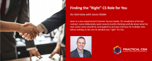 Finding the "Right" Customer Success Role - Practical CSM