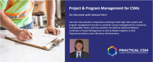 Project & Program Management for CSMs- Practical CSM