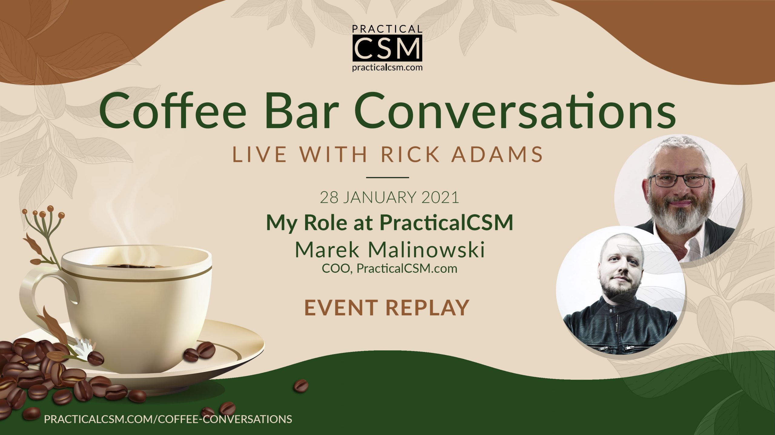My Role at Practical CSM - Marek Malinowski - Coffee Bar Conversations