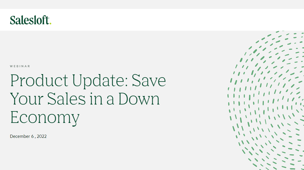 Practical CSM Product Update: Save Your Sales in a Down Economy